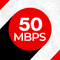50 Mbps Internet with 300 GB Data Limit
